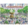 Galison 9780735370173 Michael Storrings Springtime at The Library 500 Piece Double-Sided Puzzle