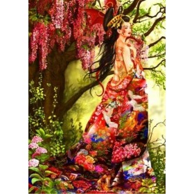 Puzzle Bluebird Soie de 1000 pièces