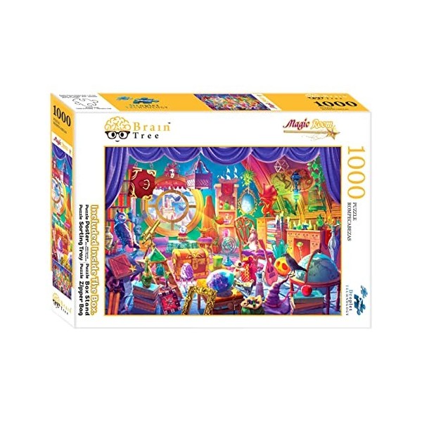 Brain Tree - Magic Room 1000 Piece Puzzle for Adults: With Droplet Technology for Anti Glare & Soft Touch