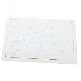 ibasenice 3 Pièces Puzzle Personnalisé Bricolage Casse-tête De Transfert De Chaleur Artisanat De Puzzle De Sublimation Puzzle