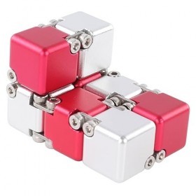 Jouet de Puzzle Infini pour Adulte, Alliage Flip Puzzle Toy DIY Portable Safe Stress Relief Fun for Office Holiday Party 2 