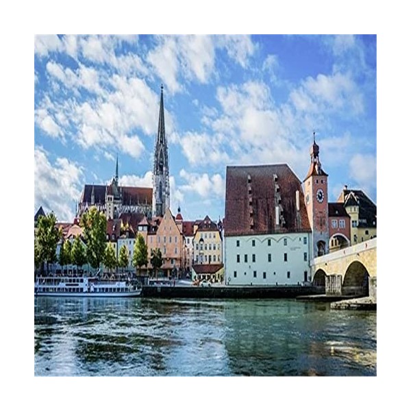 Puzzles 300 pièces pour adultes - Belle maison Puzzle 300 pièces, Puzzle de sol pour enfants adultes-52x38cm 23 * 15 pouces 