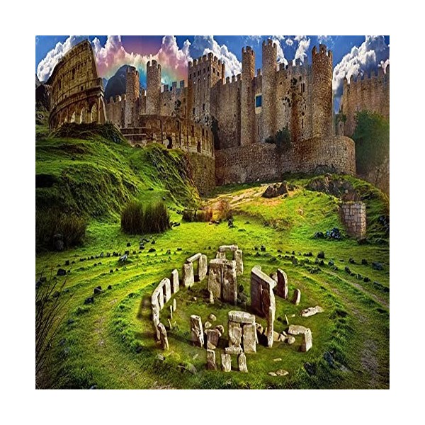 300 Pièces Puzzles pour Adolescents et Adultes Château dans Le lac Puzzle en Bois, Meilleur Cadeau pour Adultes et Enfants-52