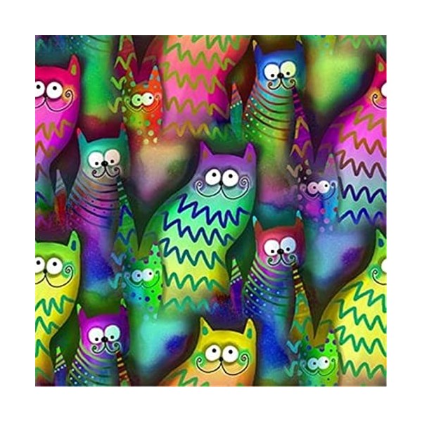 Puzzles 300 Pièces pour Adultes Chat Jaune Puzzle Difficile et Défi-52x38cm 23 * 15 Pouces 