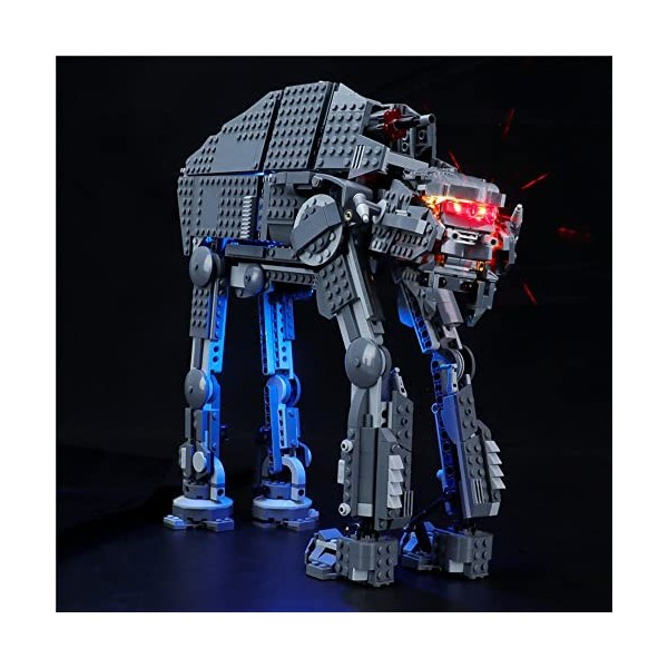 GEAMENT Jeu De Lumières Compatible avec Lego First Order Heavy Assault Walker - Kit Déclairage LED pour Star Wars 75189 Jeu