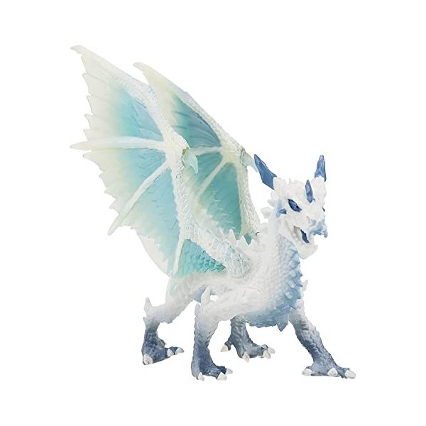 ZJRung Dragon de Glace Jouet Enfants Figurine 18.7 × 15cm Dragon pour Enfants en Plastique Jouets éducatifs Statues de Dragon