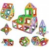 Lot de 46 blocs de construction magnétiques – Jeu de construction magnétique pour enfants pour garçons et filles – Jouet éduc