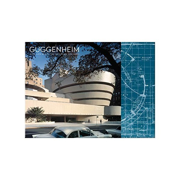 Galison Mudpuppy Abrams Frank Lloyd Wright Guggenheim 2-Sided 500 Piece Puzzle, 735362300