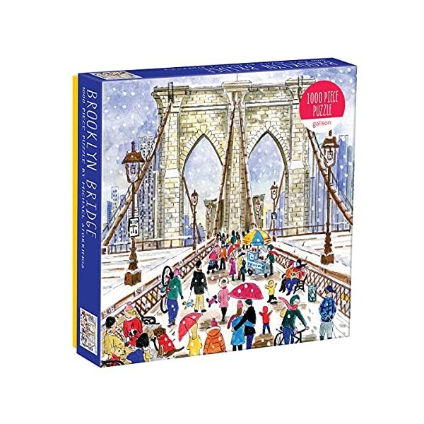 Michael Storrings Brooklyn Bridge 1000 Piece Puzzle in a Square Box