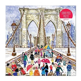 Michael Storrings Brooklyn Bridge 1000 Piece Puzzle in a Square Box