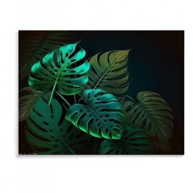 Puzzle Adulte,Puzzle 1000 Pieces,Feuilles de Plantes Vertes Puzzle 1000 pièces Adultes,Puzzle de Noël 38 * 26cm