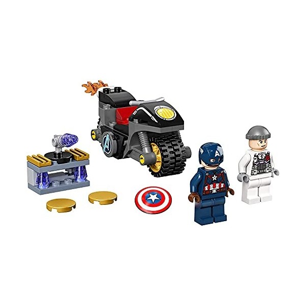 LEGO Marvel Captain America and Hydra Face-Off 76189 Collectible Building Kit. Captain America and Motorcycle Set. New 2021 