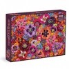 Galison 9780735375550 Bees in The Poppies Jigsaw Puzzle, Multicoloured, 1000 Pieces