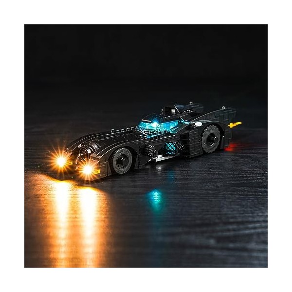 Ensemble de lumières LED pour Lego 76224 DC Batmobile : Batman vs The Joker Chase Pas Lego , Ensemble déclairage de décorat