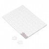 Jigsaw Puzzle, 6 Ensembles A5 Blanc Blanc Blanc Rectangulaire Affiche Puzzle Pour La Sublimation De La Presse À La Chaleur Po