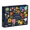 Galison 9780735369078 Edible Flowers 1000 Piece Puzzle