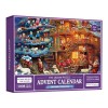 Kasmole Puzzle du Calendrier de lAvent de Noël 2023 | Puzzles de Noël de 1008 pièces 24 boîtes Cadeau de Puzzle de Compte à r