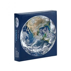 1000 Pièces Puzzle Ronde Jigsaw Puzzle 3D Enfants Casse Tête Puzzle Arc en Ciel Casse-tête Lune/Terre Jeu Puzzle Anti-stress 