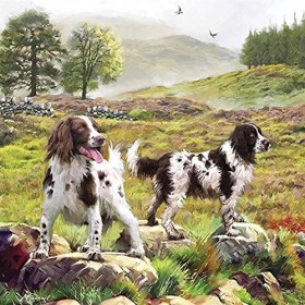 Spaniels on The Moor 1000 Piece Jigsaw