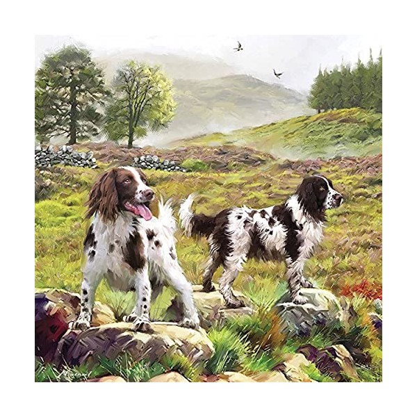 Spaniels on The Moor 1000 Piece Jigsaw