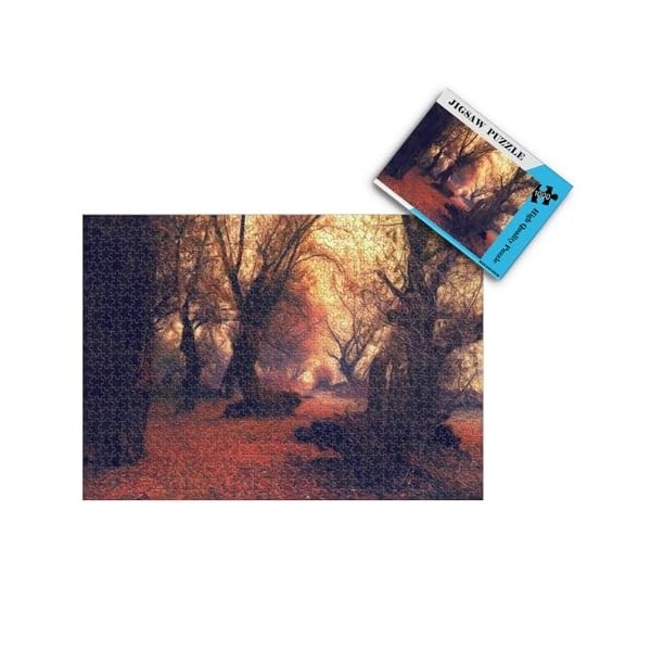 Puzzle 1000 pièces Puzzles pour Enfants Adulte Peinture de Paysage de Montagne Puzzle éducatif intellectuel décompressant Jeu