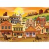 Brain Tree - Country Cowboys 1000 Piece Puzzle for Adults: With Droplet Technology for Anti Glare & Soft Touch