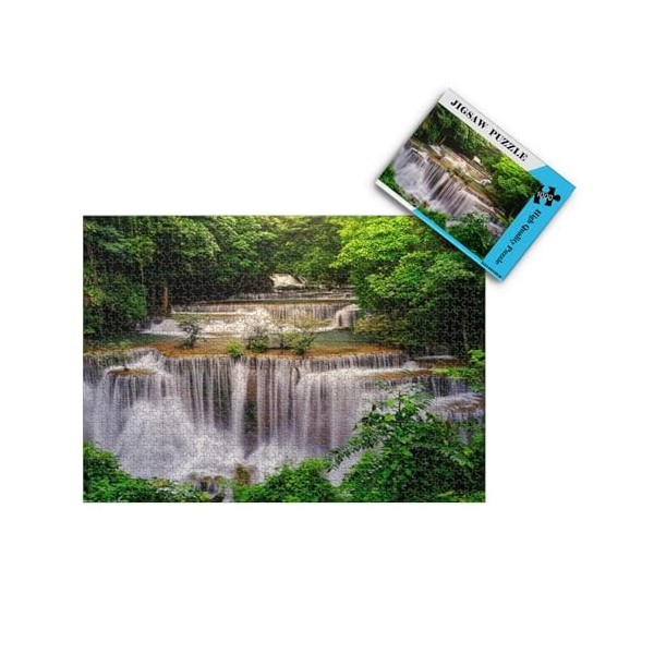 Puzzle 1000 Pieces Adultes Puzzle Adulte 1000 Pièces Vue sur Les Cascades Jeu DIntelligence De lart De La Décoration Modern