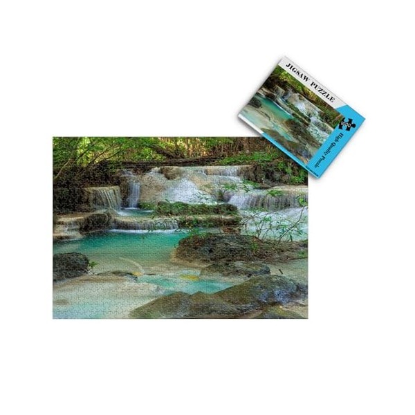 Puzzle 1000 Pieces Adultes Puzzle Adulte 1000 Pièces Vue sur Les Cascades Jeu DIntelligence De lart De La Décoration Modern