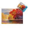 1000 pièces de Puzzle Puzzle de Paysage forestier en Automne Cadeaux de Noël 26x38cm