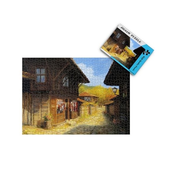 1000 pièces de Puzzle Puzzle de Paysage forestier en Automne Cadeaux de Noël 26x38cm