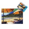 Puzzle 1000 pièces Puzzles pour Enfants Adulte Foule en Vacances à la Plage Puzzle éducatif intellectuel décompressant Jeu Am