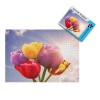 Puzzles pour Adultes 1000 pièces -Fleurs de Tulipes colorées - Puzzle pour Adultes Adolescents Jeu de Puzzle Jouet Cadeau 26x