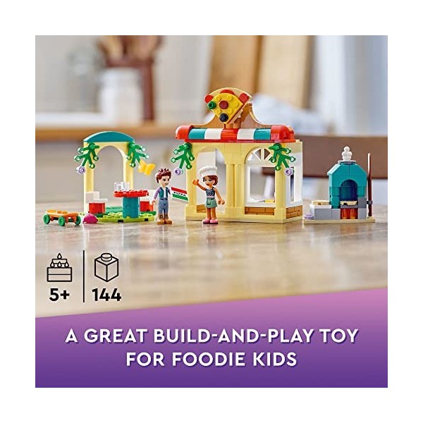 LEGO Friends Heartlake City Pizzeria 41705 Ensemble de restaurant, cadeaux créatifs, jouets pour enfants de 5 ans et plus ave
