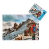 Puzzles pour Adultes 1000 pièces -Paysage de Montagnes enneigées et de Lacs Peinture - Puzzle pour Adultes Adolescents Jeu de