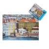 Puzzles pour Adultes 1000 pièces -Paysage de Montagnes enneigées et de Lacs Peinture - Puzzle pour Adultes Adolescents Jeu de