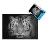 Puzzles pour Adultes 1000 pièces - Animaux Sauvages Tigre - Puzzle pour Adultes Adolescents Jeu de Puzzle Jouet Cadeau 26x38c