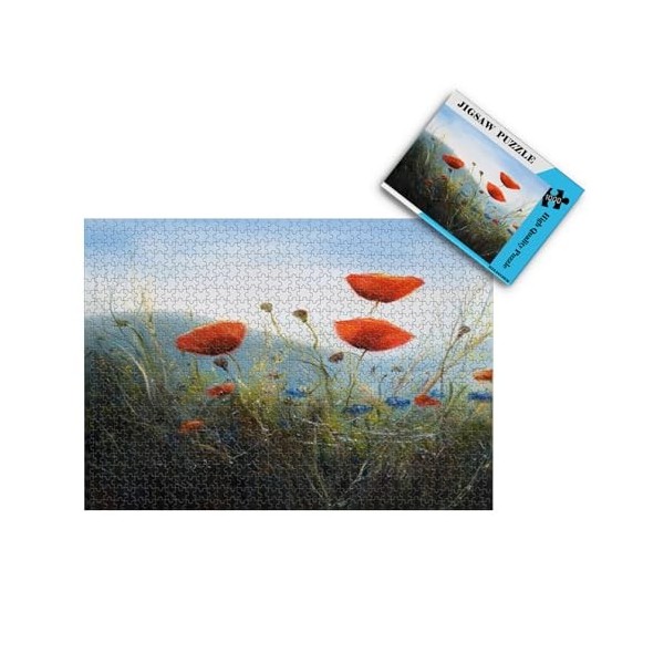 Puzzle 1000 pièces Puzzles pour Enfants Adulte Peinture de Rue la Nuit Puzzle éducatif intellectuel décompressant Jeu Amusant