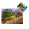 Puzzles 1000 pièces pour Adultes - Huile sur Toile Roses en Fleurs Jigsaw Puzzle - Jouets colorés pour léducation et la déte