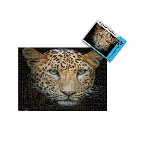 Puzzles pour Adultes Puzzle de Animaux Sauvages guépard 1000 pièces pour Adultes et Enfants et Jeunes Adultes Puzzle Grand 26