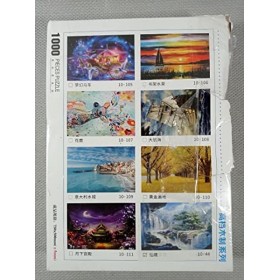 SUPERPOWER® 1000 Pièces Art Abstrait Chute deau Pays des Merveilles de lîle Isolée Ville de Puzzle de Machine Actionnée Jou