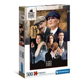 Clementoni Peaky Blinders-500 pièces Netflix-Puzzle Adulte-fabriqué en Italie, 35095, No Color