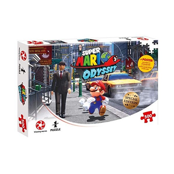 Winning Moves Puzzle Super Mario Odyssey New Donk City, 500 Teile WIN11354