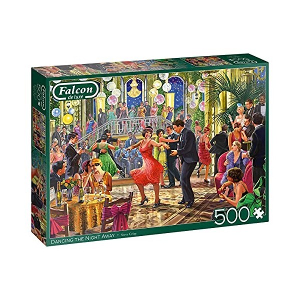 Jumbo- Dancing The Night Away-500 pièces Puzzle, 11291, Multicolor