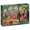 Jumbo- Dancing The Night Away-500 pièces Puzzle, 11291, Multicolor