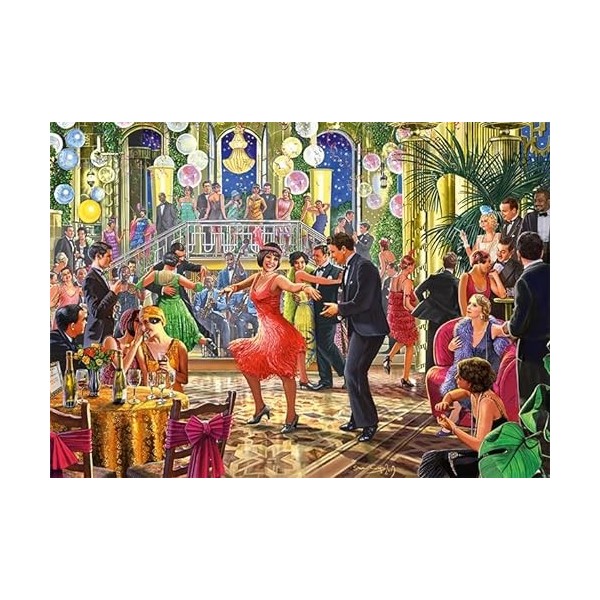 Jumbo- Dancing The Night Away-500 pièces Puzzle, 11291, Multicolor