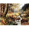 Puzzle Adulte Classique 1000 Pièces Loup Blanc sur La Pierre Collection De Famille