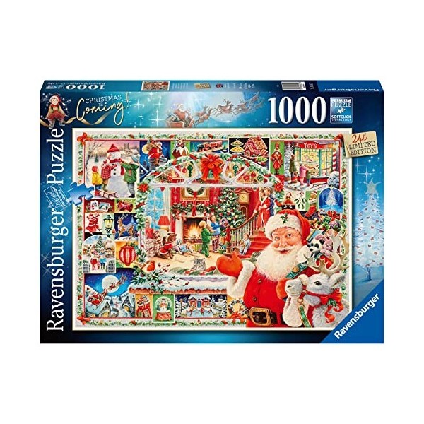 Ravensburger- Christmas Noël Arrive Puzzle 1000 pièces édition limitée 2020 pour Adultes et Enfants à partir de 12 Ans, 16511