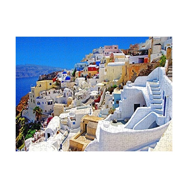 Puzzle Adulte 500 Pièces Aegean Steps Festival Puzzle Enfants Jouets