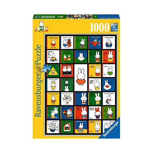 Ravensburger- Miffy bookcovers nijntje Puzzle, 171552, Multicolore