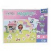 Trefl Primo - Magnetic Puzzle Set : Gabbys Dollhouse, Découvrez Le Monde de Gabi - Puzzle magnétique avec aimants colorés, C